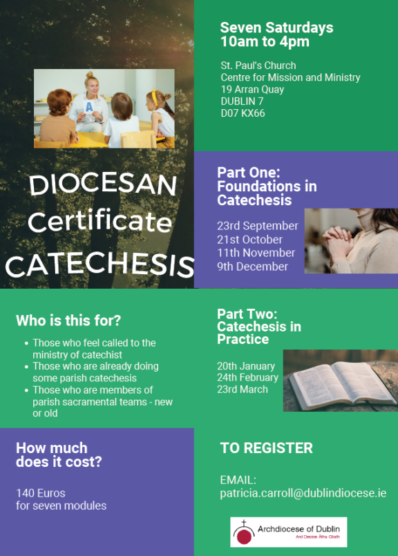 Diocesan Certificate in Catechesis The Office for Mission and Ministry